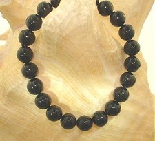 VARIETY 6MM-12MM INDO-PACIFIC ROUND BLACK CORAL BEAD STRETCH BRACELET 6.0"-7.25"