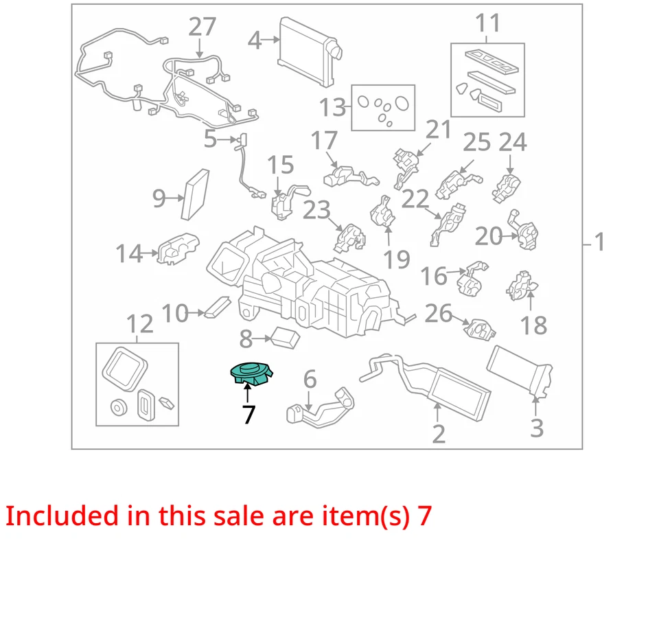 Jaguar XJ 2012 calefacción aire acondicionado motor fabricante de equipos originales 81 k millas - LKQ383175537 Foto 4 de 4