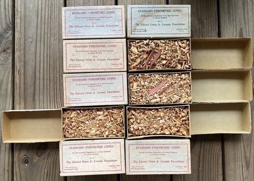 Orton Standard Pyrometric Cones, 10 Boxes (4 Open). Vintage Old Stock. Read Info - Picture 7 of 12