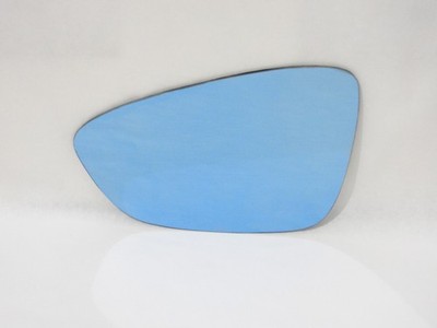 Blue Tinted For Vw Scirocco 2008-17 Wing Mirror Glass Wide Angle Left