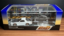 Modeler’s Initial D Diorama Mazda RX-7 Nissan Skyline R32 Ryosuke Rin Hojo 1/64