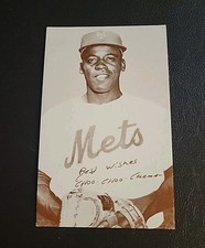 Choo Choo Coleman 1963 Exhibit Red Stats On Back VG New York Mets 