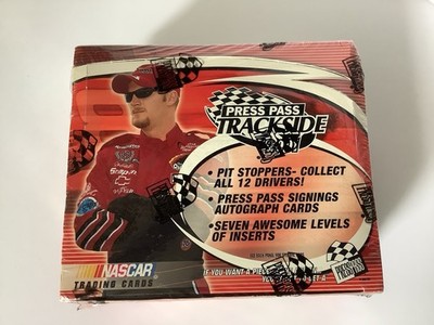 Press Pass Trackside 2001 NASCAR Racing 24 PK Hobby Auto Cards (w/Corner Dent).