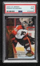 2000-01 Upper Deck Heroes Roman Cechmanek #175 PSA 9 MINT 10q4