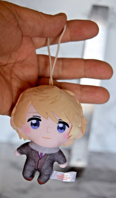 Hetalia World Stars Russia Mini Plush Mascot Keychain FUKUYA 8cm, New