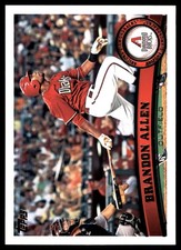 Brandon Allen 2011 Topps #457 Diamondbacks MLB READ FREE SHIPPING AutographDen