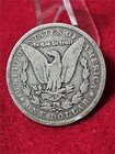 1880-O CIRCULATED MORGAN 90% SILVER DOLLAR  ME VS YOU     RIM DINGS      #T3841 — photo 3