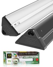 T5 Reptile Light Fixture Combo Kit 8W New Upgrade , 10.0 UVB Light for Repti...