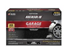 Rust-Oleum 318697 RockSolid Polycuramine Garage Floor Coating, 2.5 Car Kit, H...