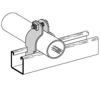 EATON B-LINE B2013ZN 2" Zinc Plated Pipe Clamp Rigid Conduit 2-Inch