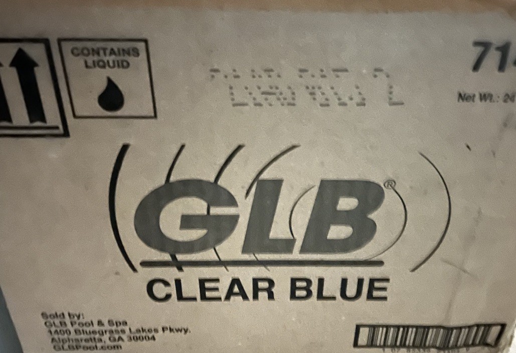 Nuevo Estuche De 12 GLB Azul Transparente 71404 Piscina