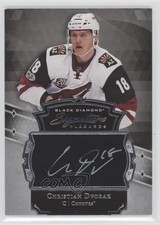 2017-18 Upper Deck Black Diamond Signature Placards Christian Dvorak Auto 0vn6