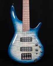 Ibanez SR400EQM 4-String Electric Bass, Stained Cosmic Blue Starburst