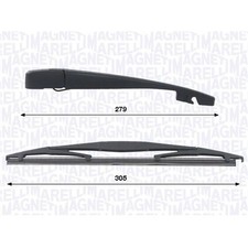 ORIGINAL® Magneti Marelli Wischarm-Satz, Scheibenreinigung für Jeep WRANGLER