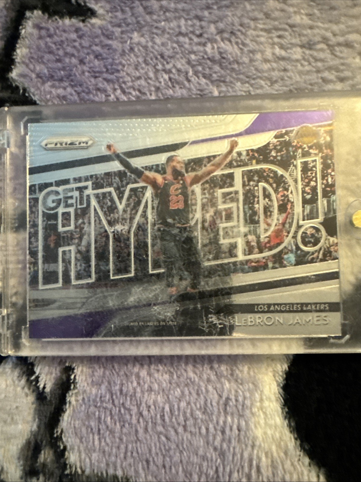 2018-19 Panini Prizm - Get Hyped! LeBron James #4 Silver Prizm