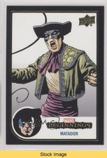 2022 Upper Deck Marvel Beginnings Vol 2 Series 1 Black Border Matador READ 4et