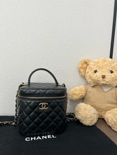 Chanel 21A Vanity Case Leather Quilted Chain Crossbody Shoulder Bag[Duties Paid]