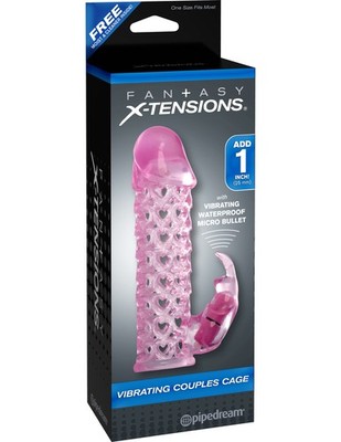 Pipedream Fantasy X-Tensions Vibrating Couples Cage Hp-Pd4146-11