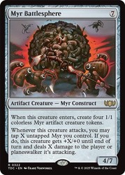 Myr Battlesphere 322 Commander: Tarkir: Dragonstorm Rare