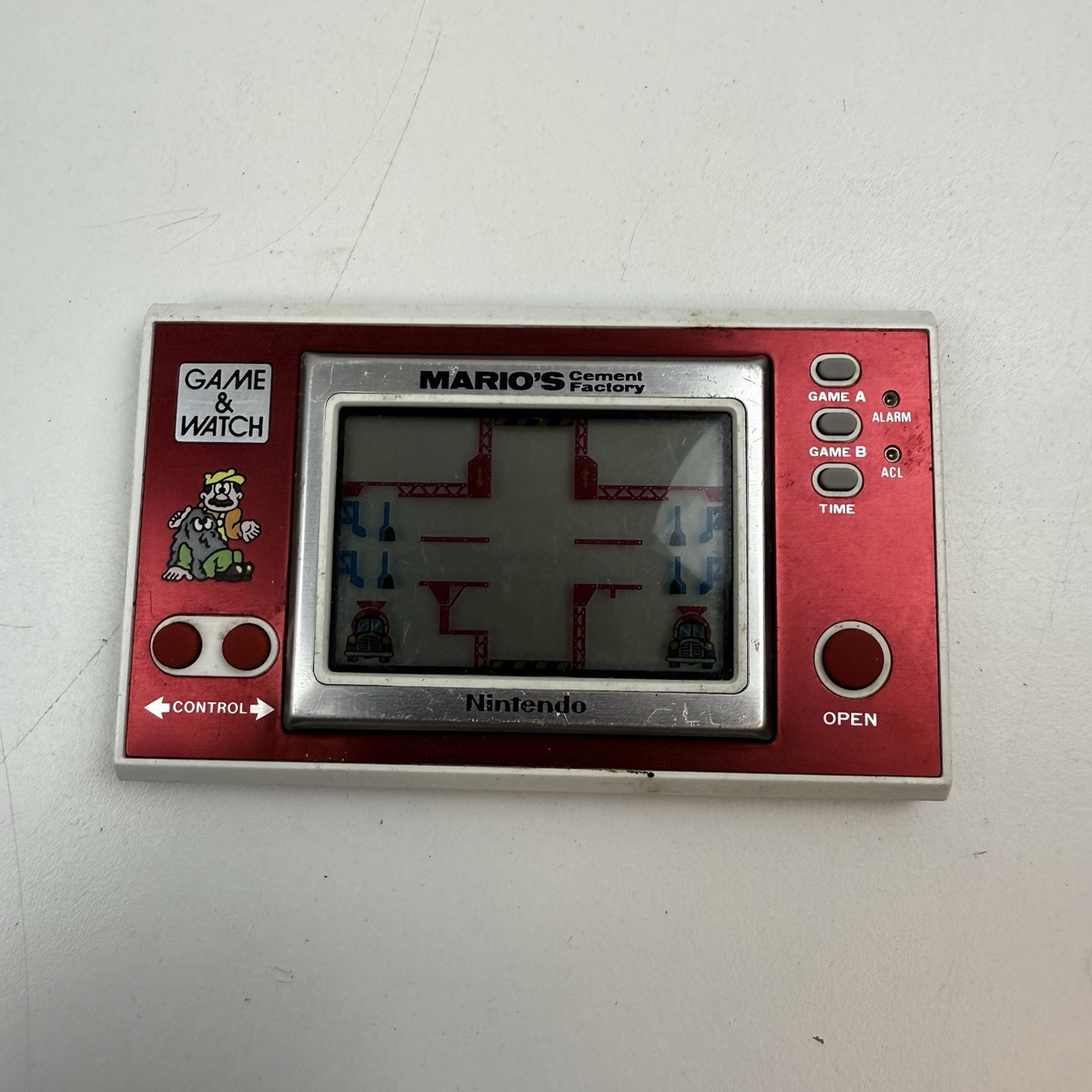 Cement Factory Mario's Nintendo Game & Watch RARE 1983 for Cement Factory Mario's Nintendo Game & Watch RARE 1983 for