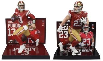 Brock Purdy / Christian McCaffrey (San Francisco 49ers) 7" McFarlane Combo (2)