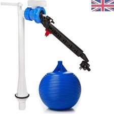 Toilet Flushing System | Adjustable Bottom Entry Float Valve with Brass & Pla...