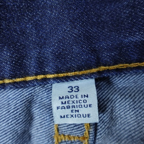 Jeans True Religion uomo 35x32 lavaggio scuro gamba dritta patta tasca design denim - Foto 11 di 14
