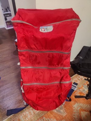 Gerry Framed 4 Compartment Red Backpack Vintage Hiking Gear Denver Colorado