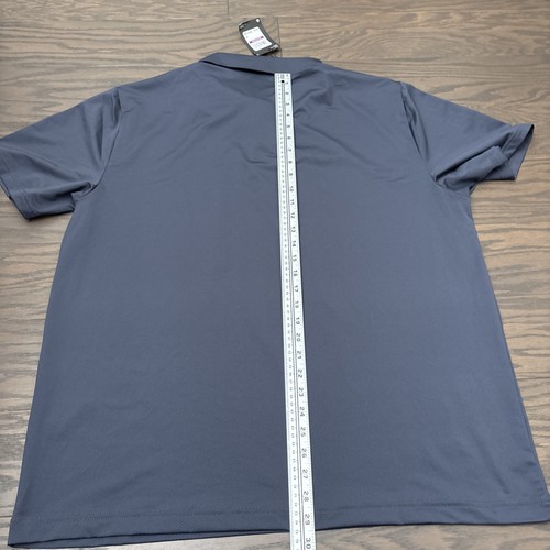 Neu mit Etikett Under Armour The Performance Polo kurzärmliges graues Golf-Poloshirt 2XL $ 55 - Bild 12 von 12