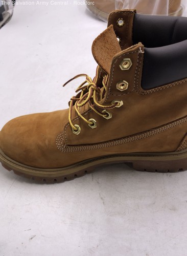 Timberland Damen Braun Leder Schnürung Runde Spitze Stiefeletten Arbeitsstiefel Größe US 6,5 - Bild 5 von 9