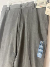 New! Dockers Men’s Dress Pants 34x29 Gray Straight Leg Casual Easy Khaki Slacks