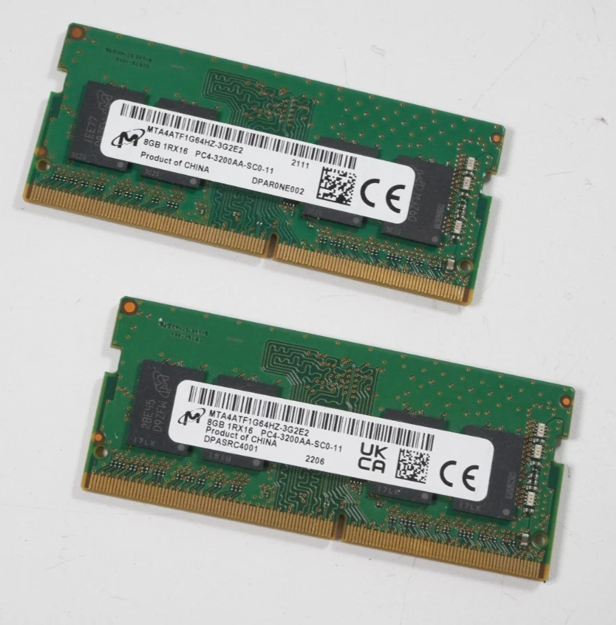 PC4-25600 (DDR4-3200) Bus Speed Computer RAM 8 GB Capacity per