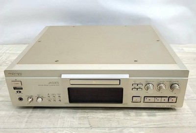 SONY MDS-JA50ES MiniDisc MD Deck Gold Remote Tested Working Japan