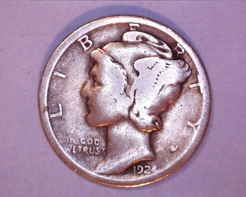 1924-D Mercury Dime — photo from the most recent tracked eBay sale
