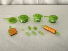 1980's Green Kitchen Set for Barbie Sized Dolls Lot
