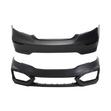 For Honda Civic 2014 2015 Coupe Bumper Covers Front And Rear Set Of 2 1.8l Eng.
