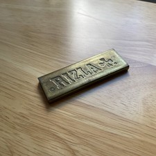 Vintage Brass Rizla Rolling Paper Booklet Holder Brass
