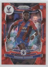 2021-22 Panini Prizm Premier League Red Ice Prizm Odsonne Edouard #294 0a2