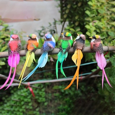 Simulation Feather Birds Models Fake Artificial Foam Animal Home Garden OrnaS.AP