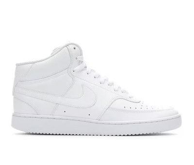 BRAND NEW - Nike Court Vision Mid Triple White. 8.5 M/9W