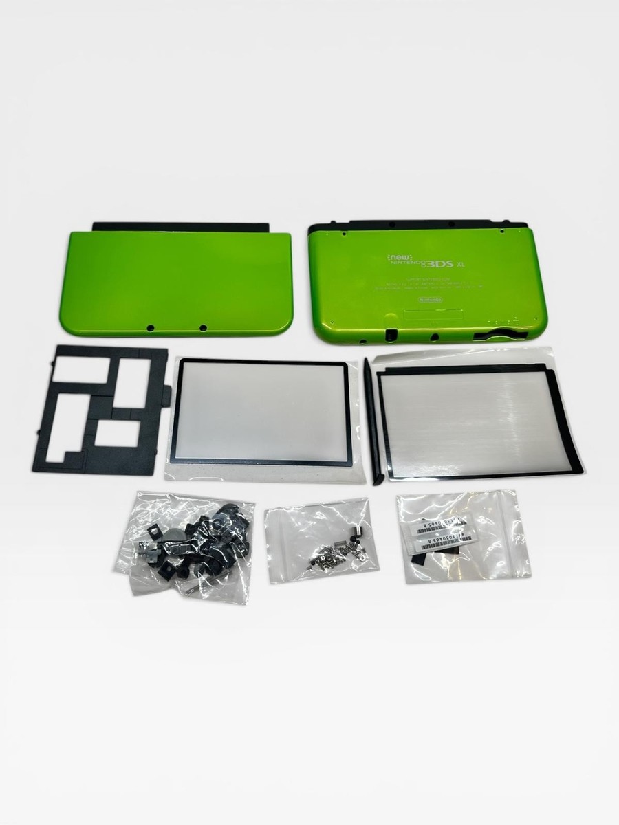 NEW Nintendo 3DS GREEN LL XL Full Set Housing Shell Cover Case +
