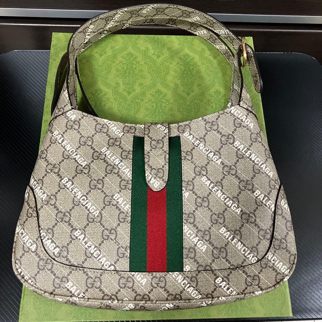 GUCCI x BALENCIAGA The Hacker Jackie 1961 Small Bag 21AW 802332 thumbnail 2