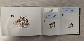 75074 LEGO Star Wars MicroFighters Series 2 Snowspeeder Manual Only. Used Book.