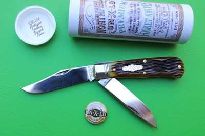 Great Eastern Cutlery GEC Northfield 728226 ''French Creek Trapper'' Antique Yello