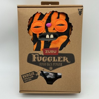 NEW Fuggler 9'' Rabid Rabbit Tiger Striped Budgie Plush Funny Ugly Monsters Zuru