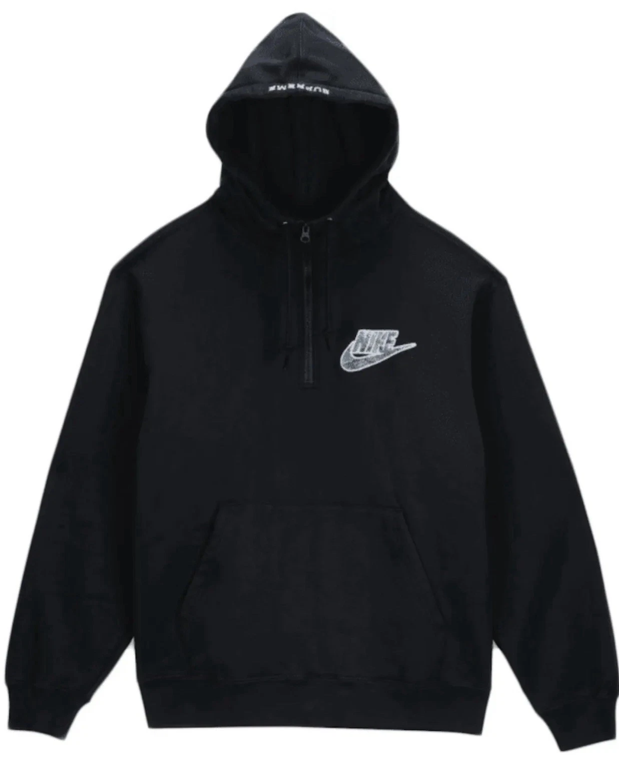 Sweat à capuche demi zippé Supreme x Nike Collab 2021 peau de serpent logo Nike neuf avec étiquettes