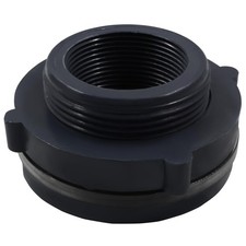 1-1/2 Inch PVC Bulkhead Fitting Tank Connector Adapter Fitting for Rain Barrels
