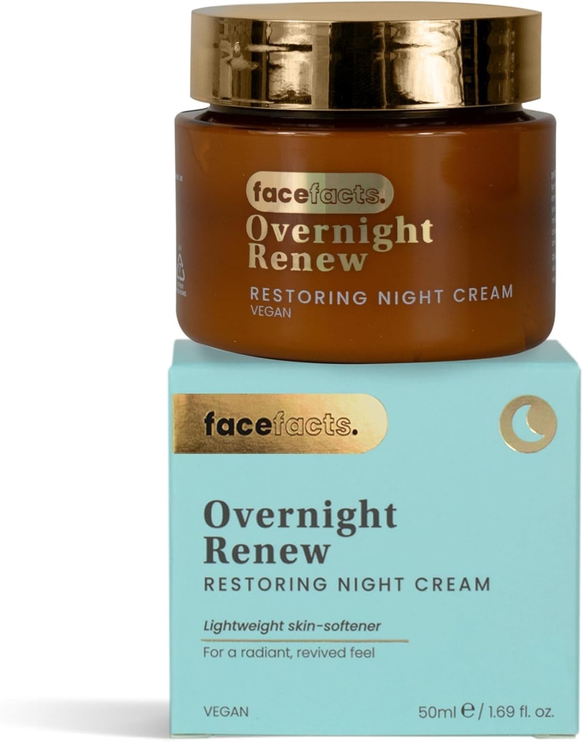 Face Facts Overnight Renew Restoring Night Cream 50ml - Image 2