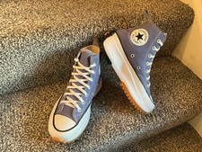 Ladies Size Uk 4 Eu 37 Converse Run Star Hike Lilac Hi-Top Trainers