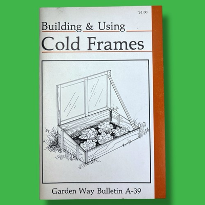 #ad #ad 1980#x27;s Vintage Building amp; Using Cold Frames Garden Way Bulletin Booklet Ephemera $11.00